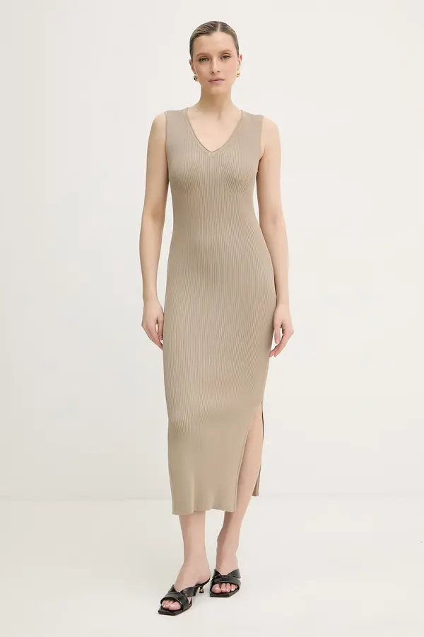 Armani Exchange Armani Exchange bodycon haljina od viskoze