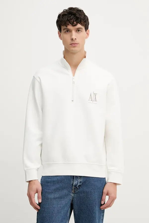 Armani Exchange Armani Exchange dukserica na zakopčavanje muška pamučna