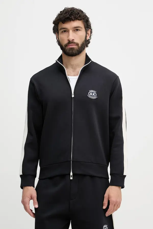 Armani Exchange Armani Exchange Dukserica na zakopčavanje muška s pamukom