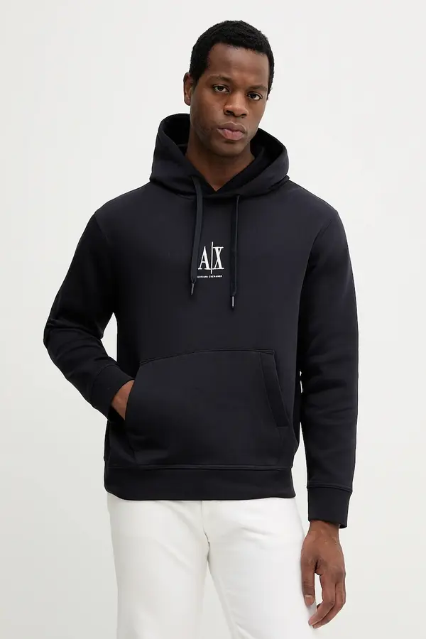 Armani Exchange Armani Exchange dukserica sa kapuljačom za muškarce s pamukom