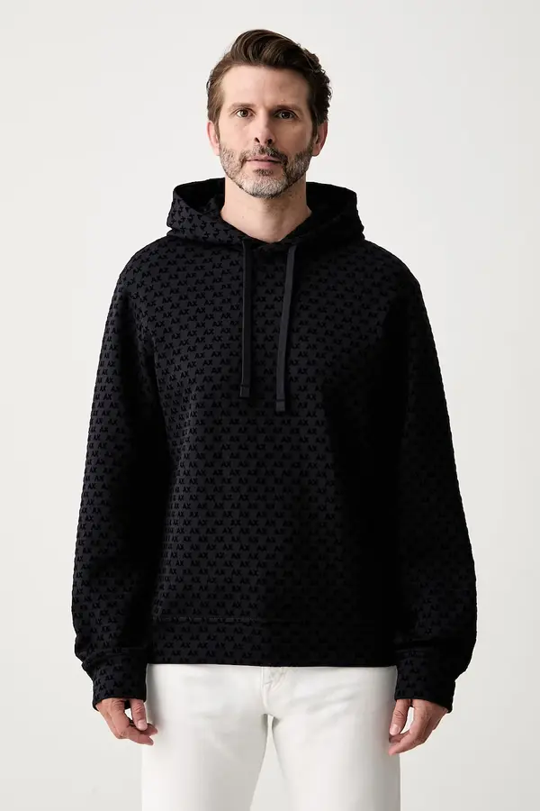 Armani Exchange Armani Exchange dukserica sa kapuljačom za muškarce s pamukom