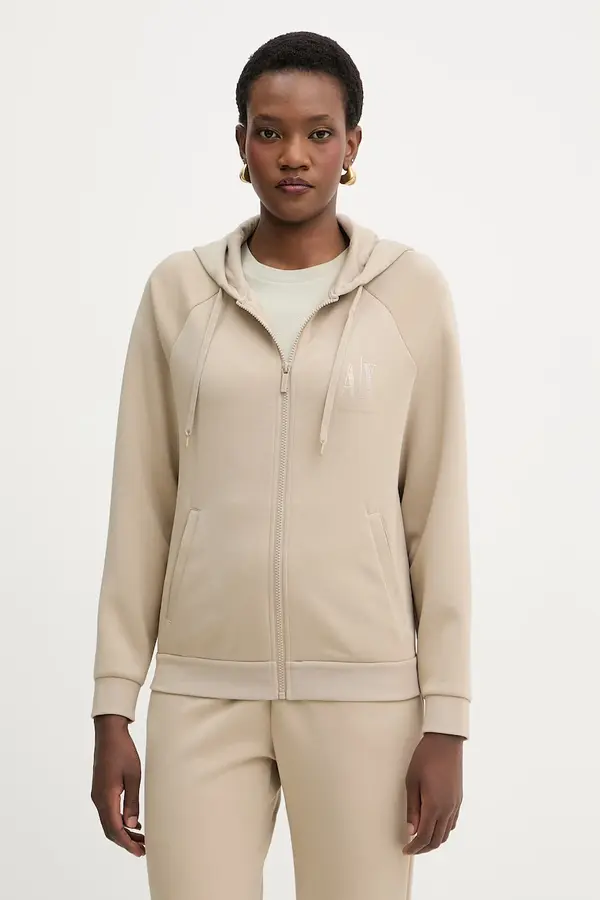 Armani Exchange Armani Exchange dukserica za žene z viskozom