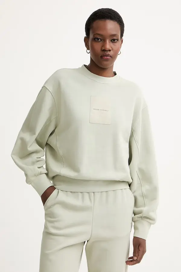 Armani Exchange Armani Exchange dukserica ženska od pamuka
