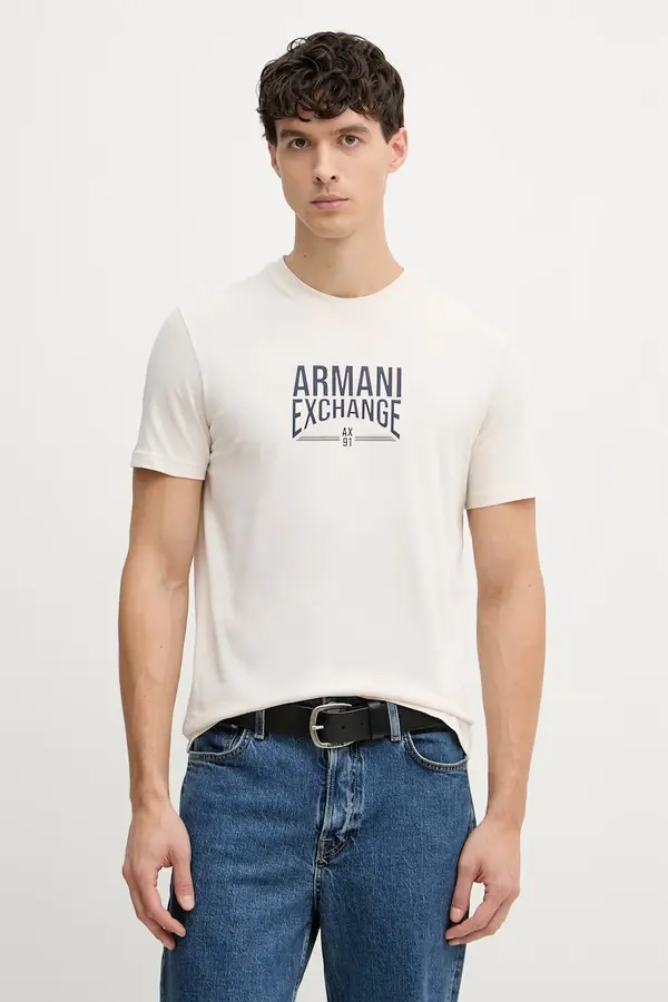 Armani Exchange Armani Exchange majica za muškarce od pamuka