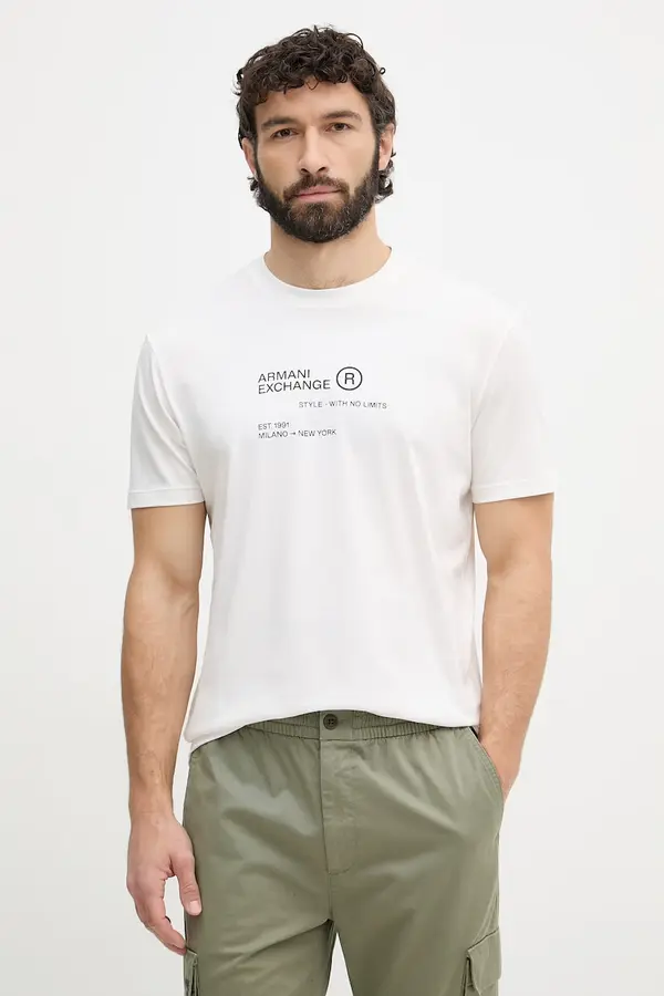 Armani Exchange Armani Exchange majica za muškarce od pamuka