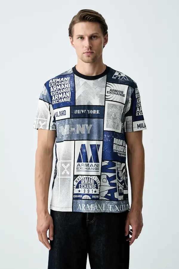 Armani Exchange Armani Exchange majica za muškarce s pamukom