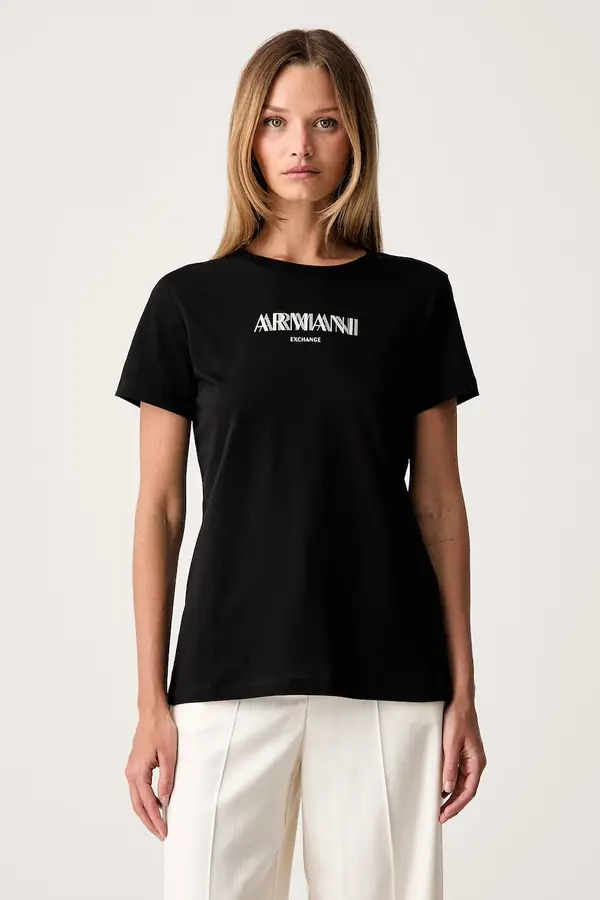 Armani Exchange Armani Exchange majica za žene od pamuka