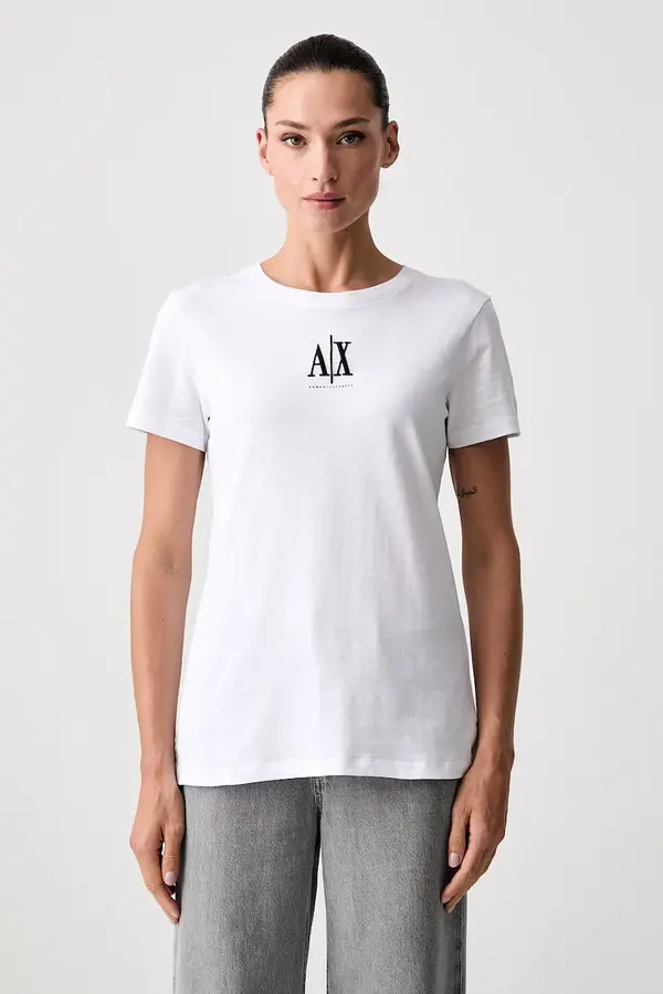 Armani Exchange Armani Exchange majica za žene od pamuka