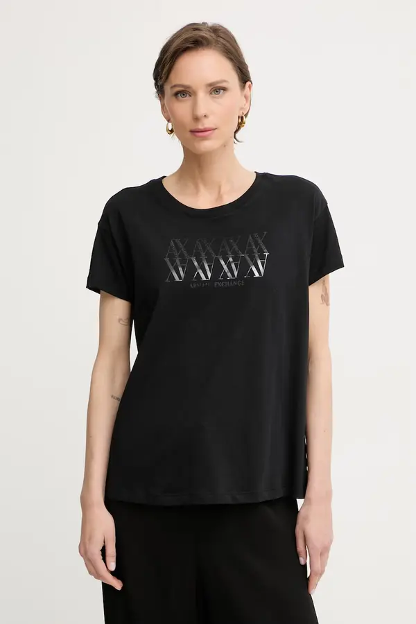 Armani Exchange Armani Exchange majica za žene od pamuka
