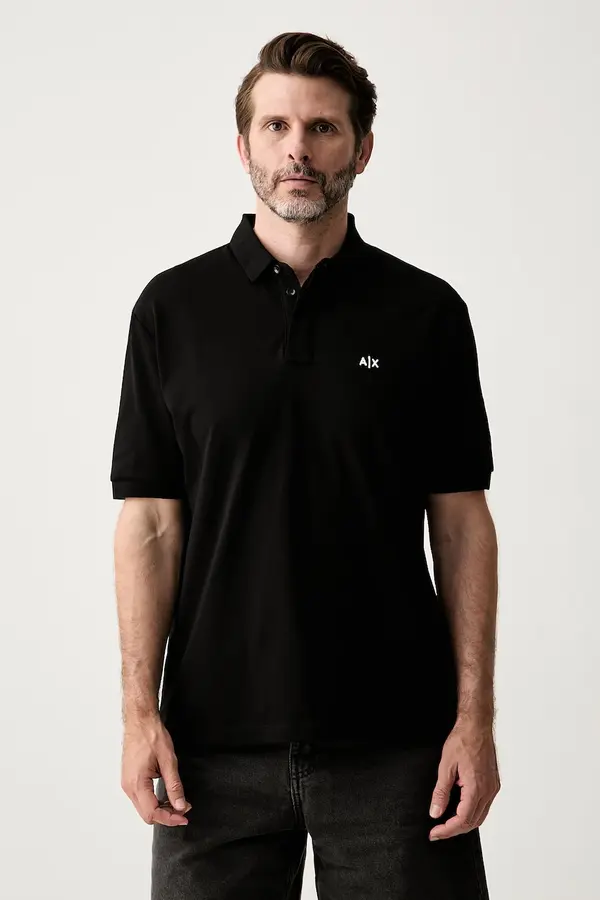 Armani Exchange Armani Exchange polo majica za muškarce s pamukom