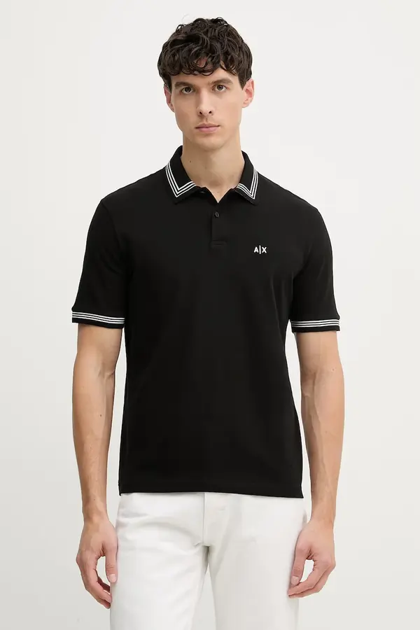 Armani Exchange Armani Exchange polo muški pamučni