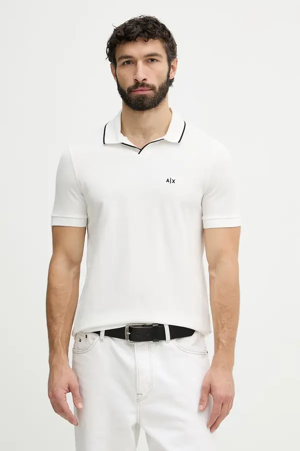 Armani Exchange Armani Exchange polo za muškarce od pamuka
