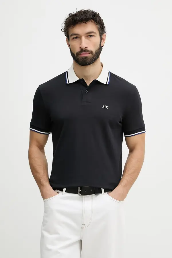 Armani Exchange Armani Exchange polo za muškarce od pamuka