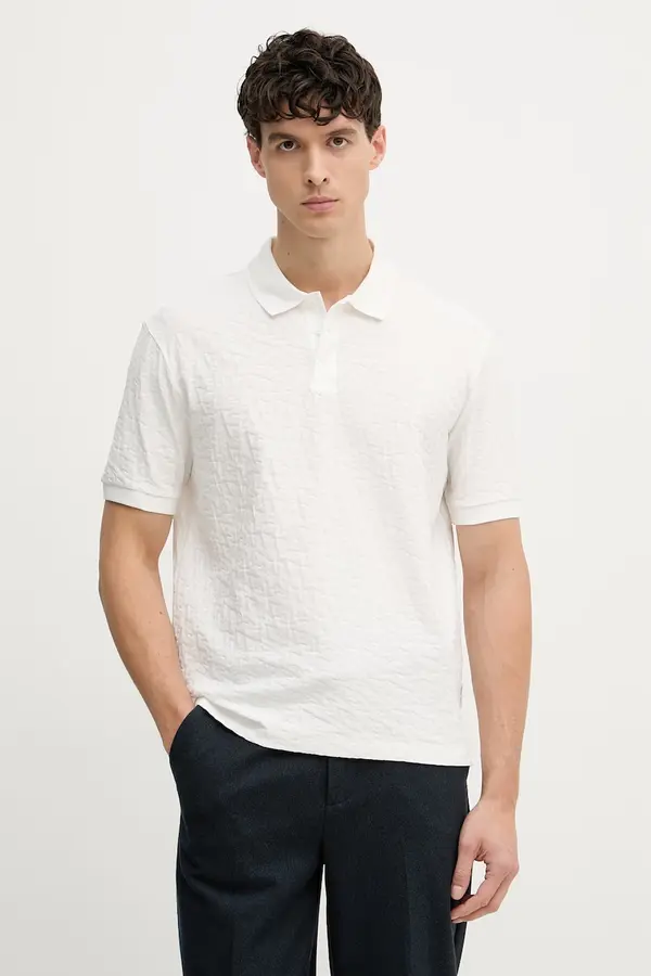 Armani Exchange Armani Exchange polo za muškarce od pamuka