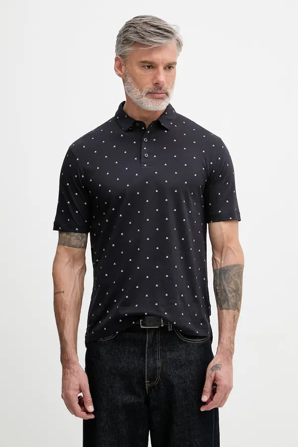 Armani Exchange Armani Exchange polo za muškarce od pamuka