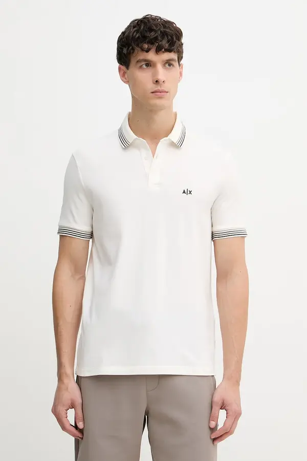 Armani Exchange Armani Exchange polo za muškarce od pamuka