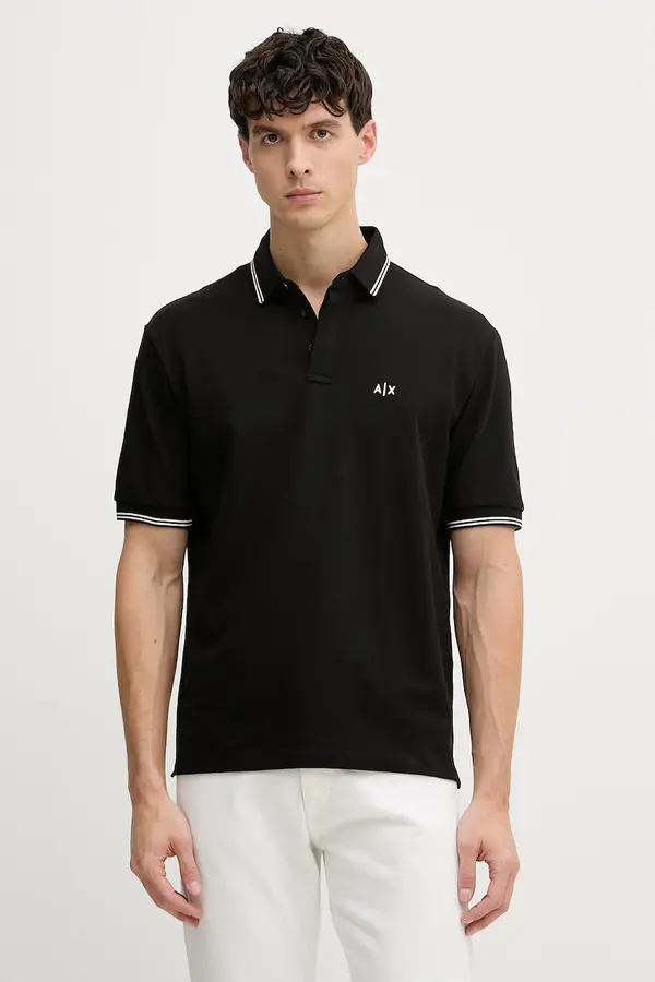 Armani Exchange Armani Exchange polo za muškarce od pamuka s elastanom