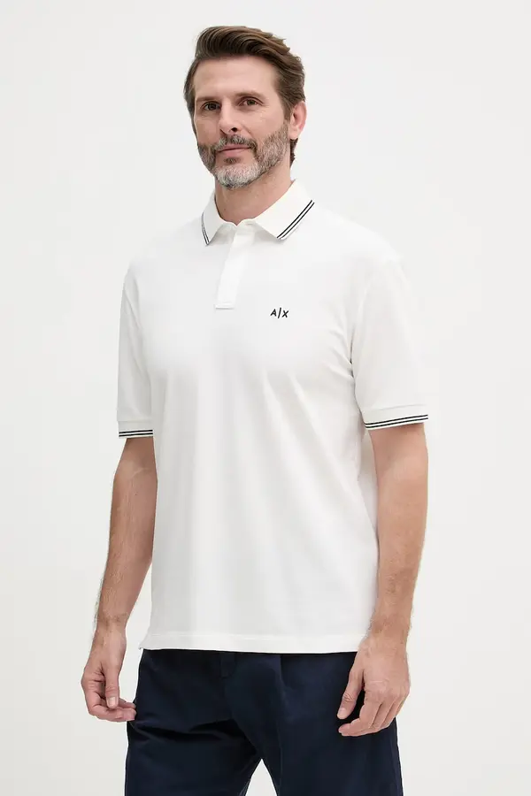 Armani Exchange Armani Exchange polo za muškarce od pamuka s elastanom