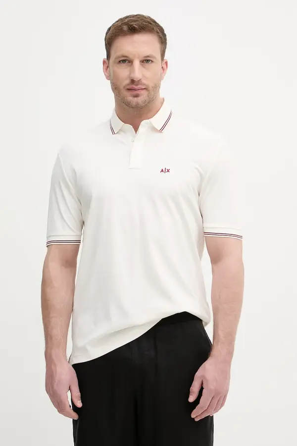 Armani Exchange Armani Exchange polo za muškarce s pamukom