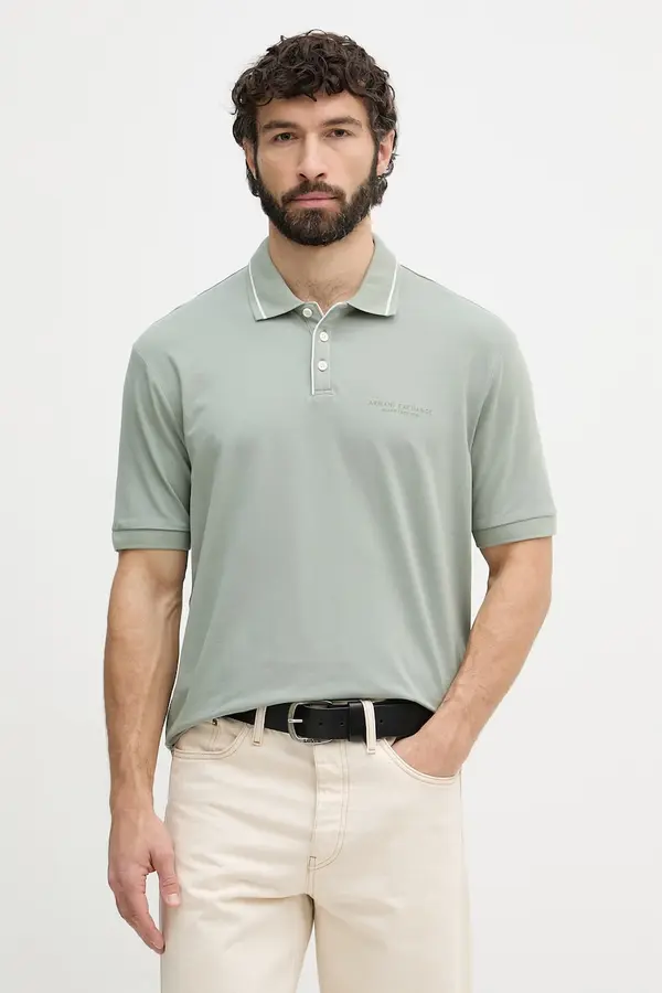 Armani Exchange Armani Exchange polo za muškarce s pamukom