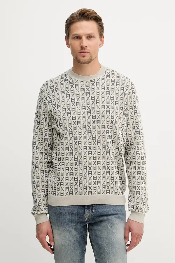 Armani Exchange Armani Exchange pulover za muškarce od pamuka
