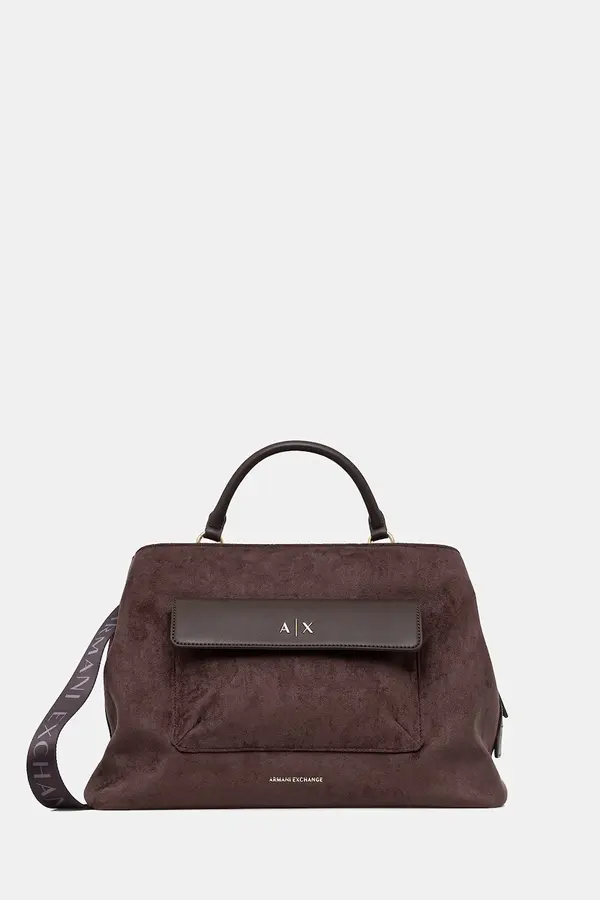 Armani Exchange Armani Exchange shopper torba ženska od imitacije brušene kože