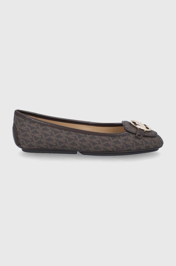 MICHAEL Michael Kors Balerinke MICHAEL Kors Lillie Moc boja: smeđa,