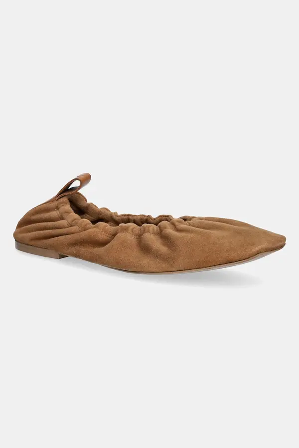 Pepe Jeans Balerinke od brušene kože Pepe Jeans POPPY BASIC