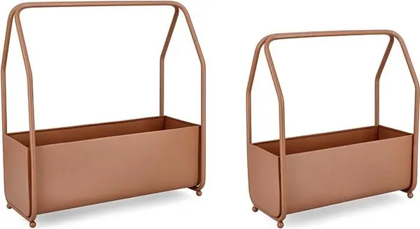 Bizzotto Balkonska tegla za cvijeće Bizzotto Keyra 52 x 23 x 52 / 42 x 21 x 47 cm 2-pack