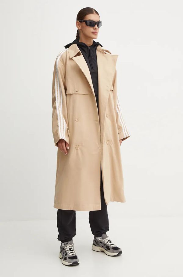 adidas Originals Baloner adidas Originals Adicolor za žene, boja: bež, za prijelazno razdoblje, oversize, IZ0382