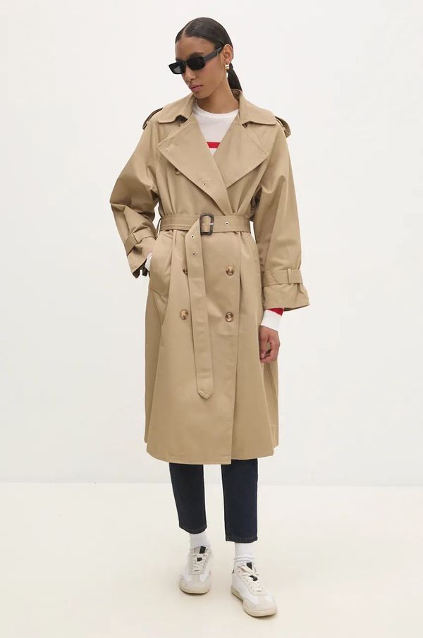 Answear Lab Baloner Answear Lab za žene, boja: bež, za prijelazno razdoblje