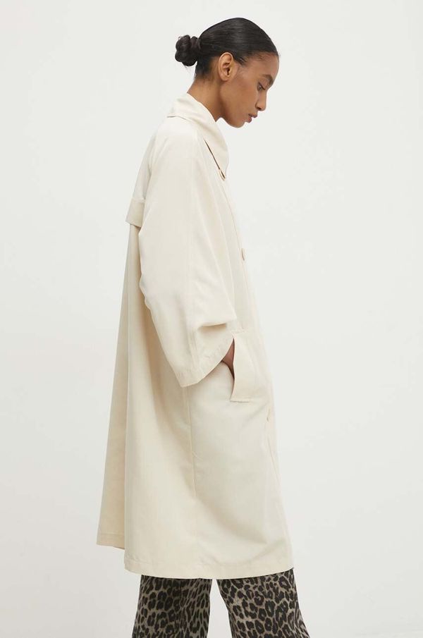 Answear Lab Baloner Answear Lab za žene, boja: bež, za prijelazno razdoblje, oversize