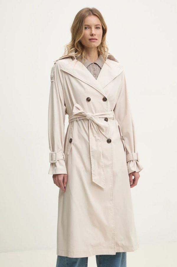 Answear Lab Baloner Answear Lab za žene, boja: bež, za prijelazno razdoblje