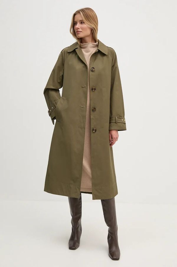 Barbour Baloner Barbour Marie Showerproof za žene, boja: zelena, za prijelazno razdoblje, oversize