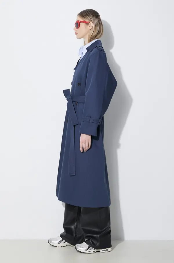 Kenzo Baloner Kenzo Solid Elongated Kimono Trench