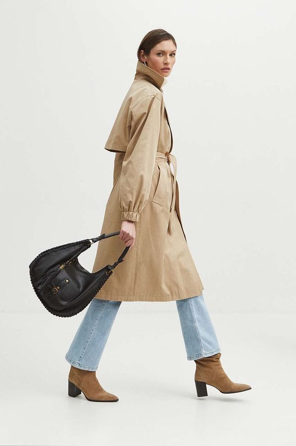 Medicine Baloner Medicine za žene, boja: bež, za prijelazno razdoblje, kopčanje u dva reda