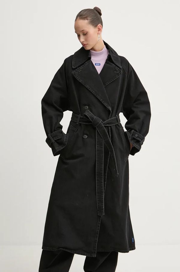 Hugo Blue Baloner od trapera Hugo Blue boja: crna, za prijelazno razdoblje, 50527860