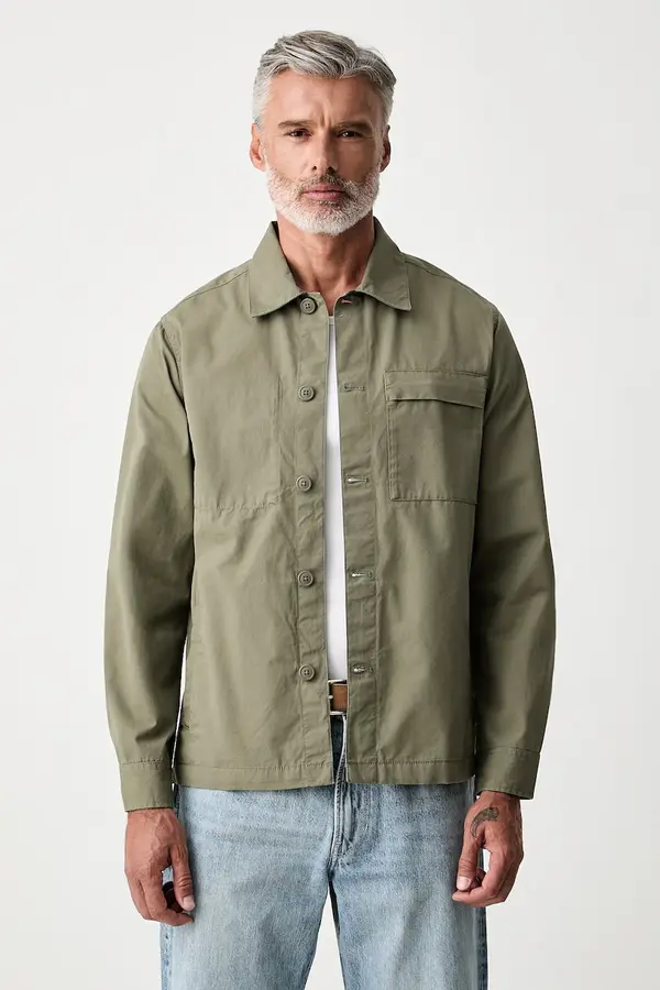 Barbour Barbour jakna u stilu košulje za muškarce od pamuka Sherburn