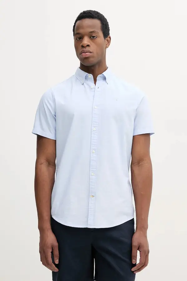 Barbour Barbour oxford košulja muška od pamuka Oxtown S/S Tailored Shirt