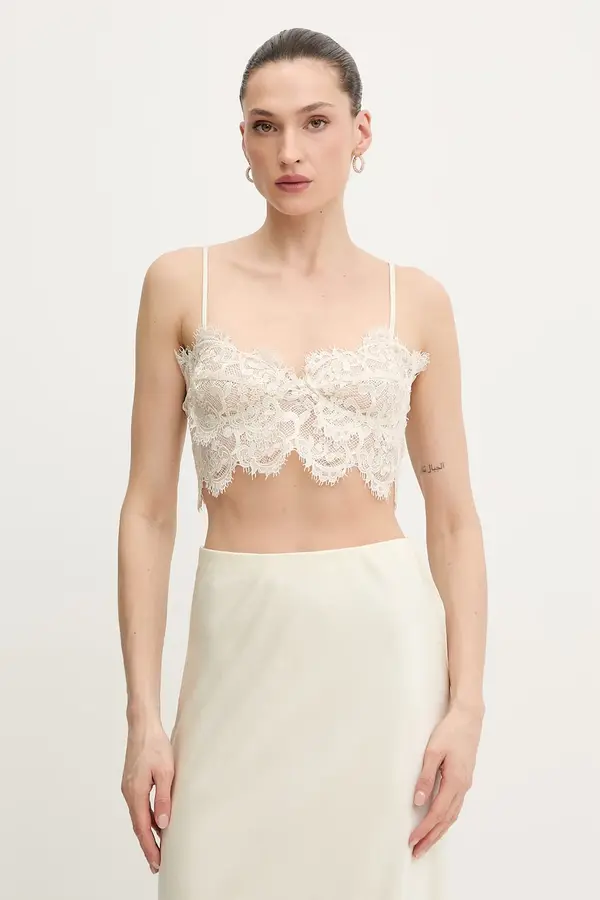 Bardot Bardot bluza za žene s čipkom