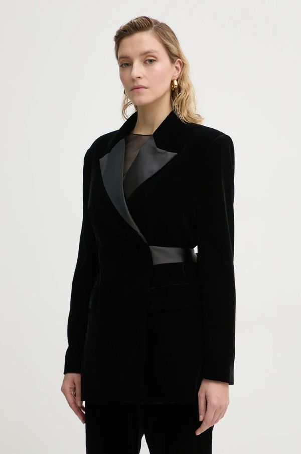 Bruuns Bazaar Baršunasti sako Bruuns Bazaar boja: crna, jednoredno zakopčavanje, bez uzorka, BBW4252