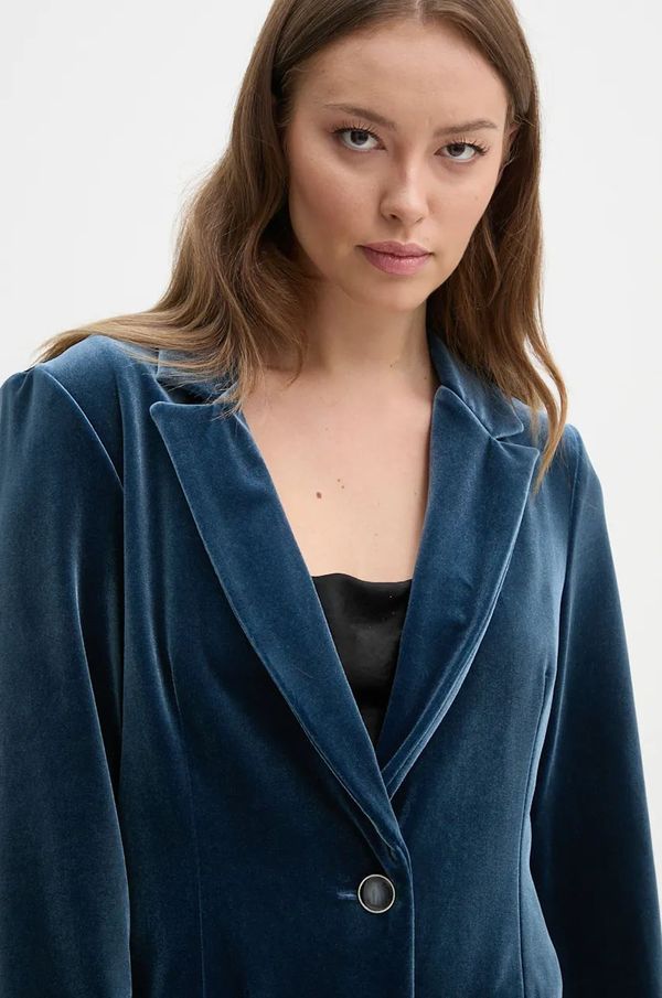 Joseph Ribkoff Baršunasti sako Joseph Ribkoff boja: tamno plava, jednoredno zakopčavanje, bez uzorka, 243286