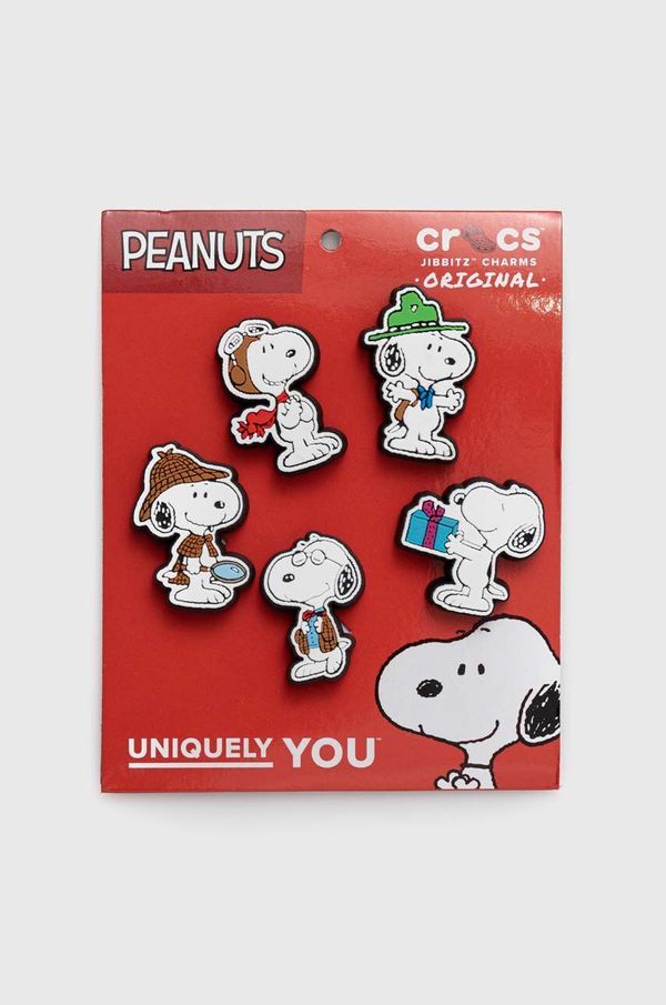 Crocs Bedževi za obuću Crocs 5-pack boja: bijela