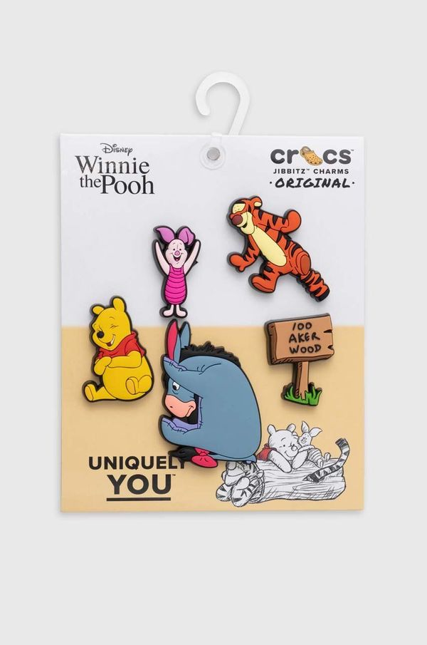 Crocs Bedževi za obuću Crocs 5-pack boja: žuta