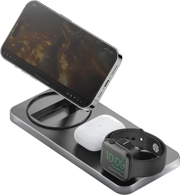 Bazic Bežični punjač 3-u-1 Bazic 15W Fast Charging MagSafe