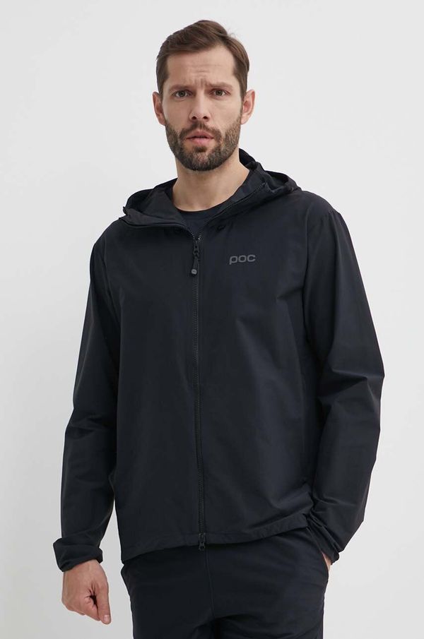 POC Biciklistička jakna POC Transcend boja: crna, za prijelazno razdoblje