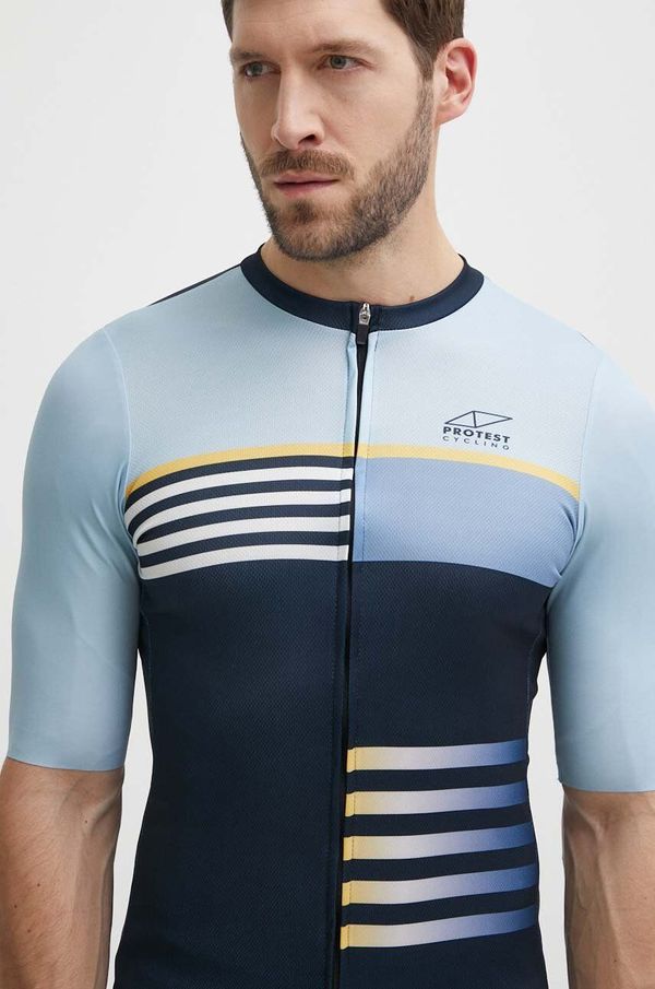 Protest Biciklistička majica kratkih rukava Protest Prthindes boja: tamno plava, s uzorkom, 1736800