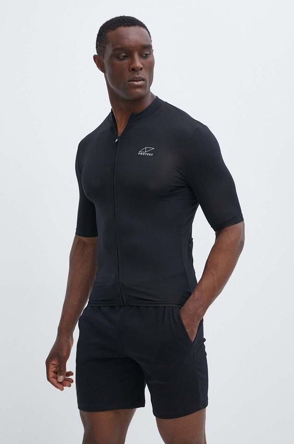 Protest Biciklistička majica kratkih rukava Protest Prtzabel boja: crna, s tiskom, 1737200