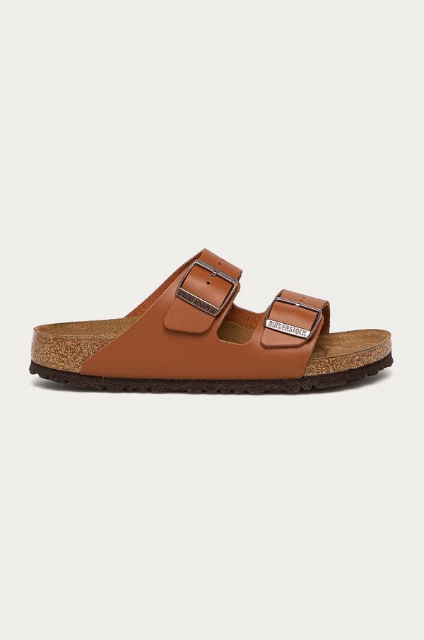 Birkenstock Birkenstock - Kožne natikače Arizona 1019075-Ginger.Bro