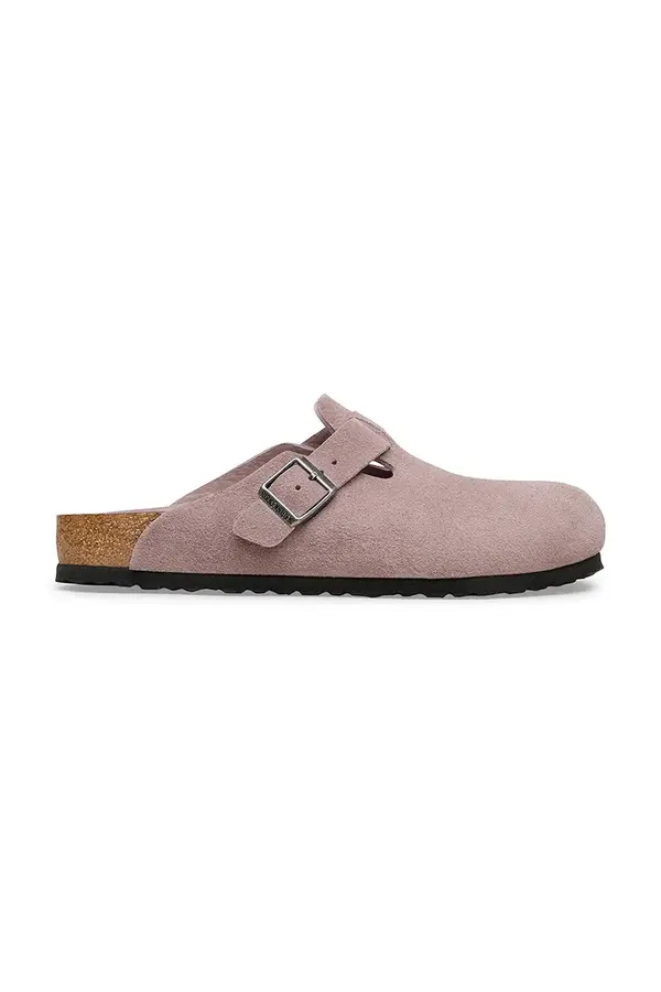Birkenstock Birkenstock natikače klompe ženske od brušene kože Boston